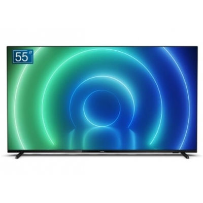 飛利浦（PHILIPS）55英寸酒店機商用電視機全面屏4K網(wǎng)絡智能液晶電視55PUF7176 普通電視設備(電視機)